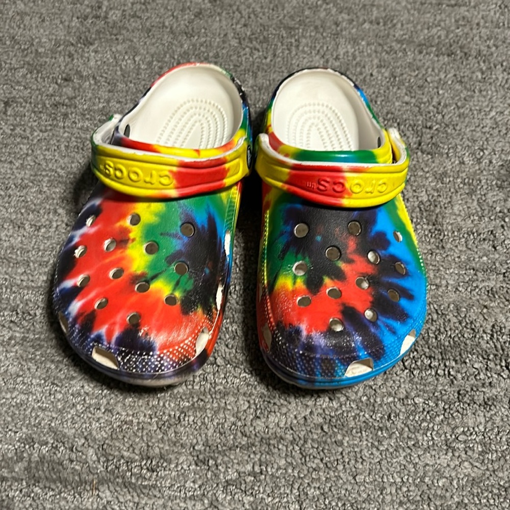 Rainbow Croc Clogs